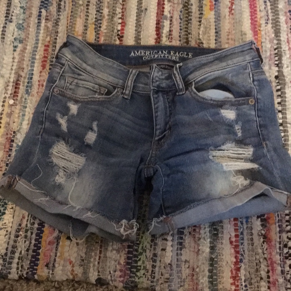 American Eagle super super stretch shorts